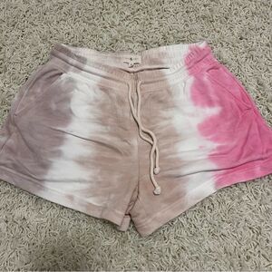 LOU & GREY TIE DYE SWEAT SHORTS